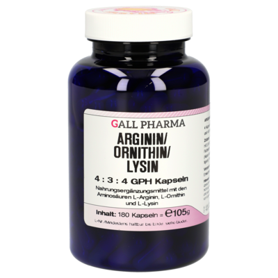 ARGININ/ORNITHIN/Lysin 4:3:4 GPH Kapseln