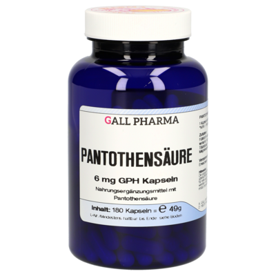 PANTOTHENSÄURE 6 mg GPH Kapseln