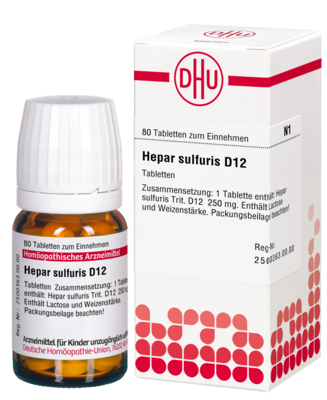 HEPAR SULFURIS D 12 Tabletten