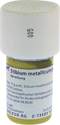 STIBIUM METALLICUM PRAEPARATUM D 10 Trituration