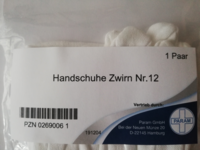 HANDSCHUHE Zwirn Gr.12