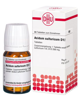 ACIDUM SULFURICUM D 12 Tabletten