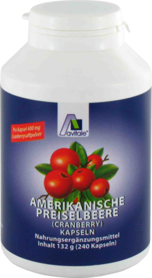 PREISELBEERE amerikanisch 400 mg Kapseln