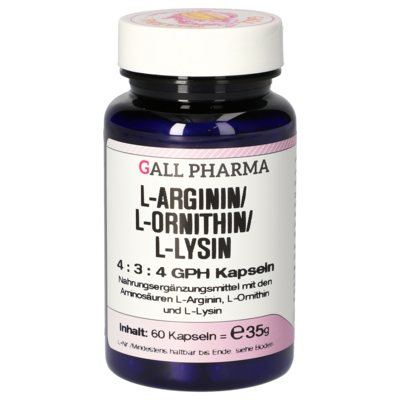 L-ARGININ/L-ORNITHIN/L-Lysin 4:3:4 GPH Kapseln