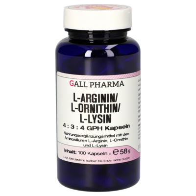 L-ARGININ/L-ORNITHIN/L-Lysin 4:3:4 GPH Kapseln