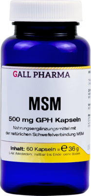 MSM 500 mg GPH Kapseln