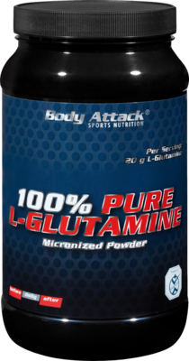 100% PURE L-Glutamine Pulver