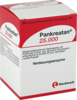 PANKREATAN 25.000 magensaftresistente Hartkapseln