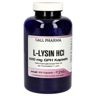 L-LYSIN 500 mg GPH Kapseln