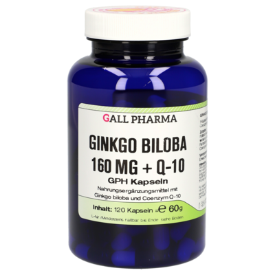 GINKGO BILOBA 160 mg+Q10 GPH Kapseln