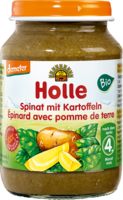 HOLLE Spinat mit Kartoffeln