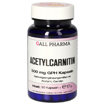 ACETYLCARNITIN 500 mg GPH Kapseln