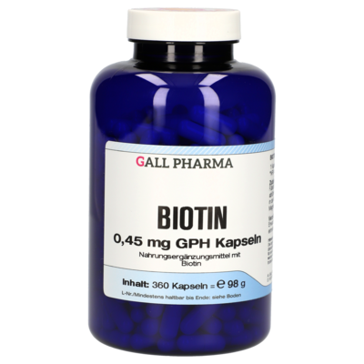 BIOTIN 0,45 mg GPH Kapseln