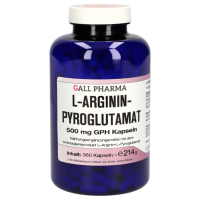 L-ARGININPYROGLUTAMAT 500 mg GPH Kapseln