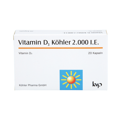 VITAMIN D3 KÖHLER 2.000 I.E. Kapseln