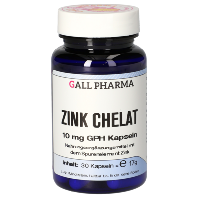 ZINK CHELAT 10 mg GPH Kapseln