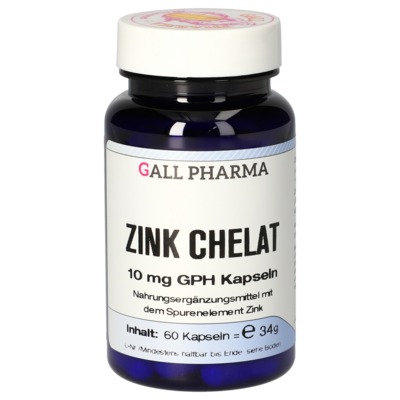 ZINK CHELAT 10 mg GPH Kapseln