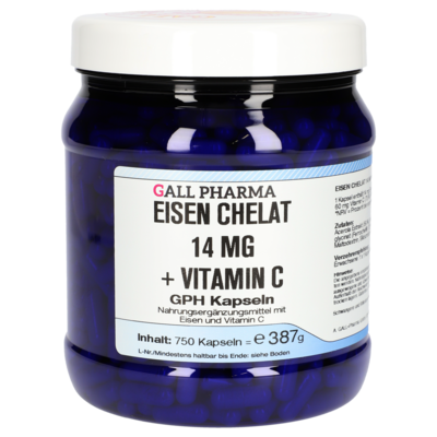 EISEN CHELAT 14 mg+Vitamin C GPH Kapseln