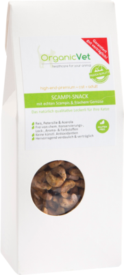 ORGANICVET Katze Leckerli Scampi-Snack