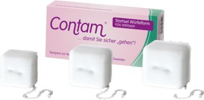 CONTAM Vaginaltampon Startset Würfel