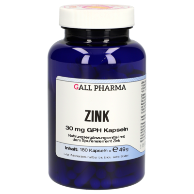 ZINK 30 mg GPH Kapseln