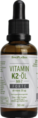 VITAMIN K2-ÖL MK7 FORTE all-trans 20 µg