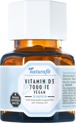 NATURAFIT Vitamin D3 7000 I.E. vegan Kapseln