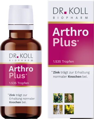 ARTHRO PLUS Dr.Koll Gemmo Kompl.Weinrebe Zink Tro.