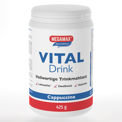 MEGAMAX Vital Drink Cappuccino Pulver