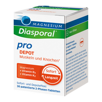 MAGNESIUM DIASPORAL pro D3+K2 DEPOT Muskel+Kno.Tab