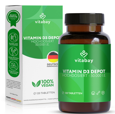 VITAMIN D3 DEPOT 50.000 I.E. Cholecalcifer.veg.Tab