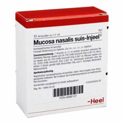 MUCOSA nasalis suis Injeel Ampullen