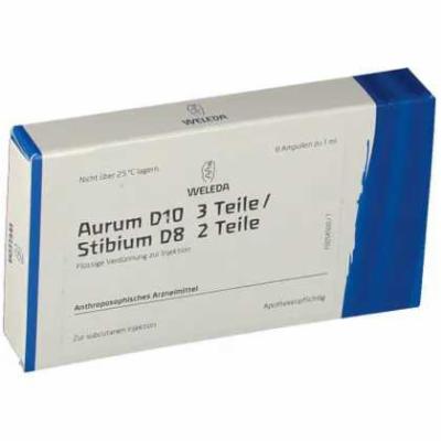 AURUM D 10/Stibium D 8 Ampullen