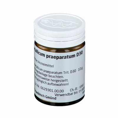 AURUM METALLICUM PRAEPARATUM D 30 Trituration