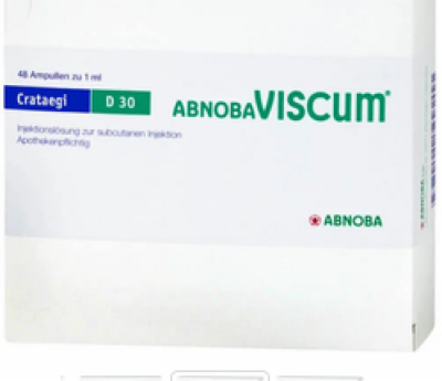 ABNOBAVISCUM Crataegi D 30 Ampullen