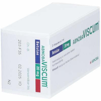 ABNOBAVISCUM Betulae 20 mg Ampullen