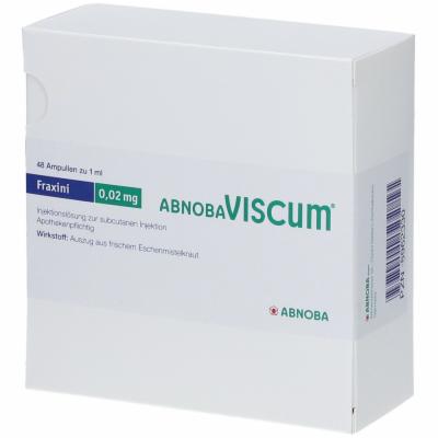 ABNOBAVISCUM Fraxini 0,02 mg Ampullen