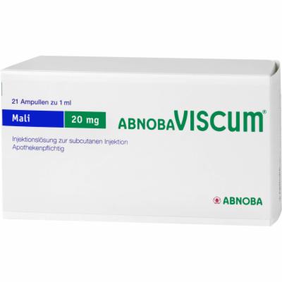 ABNOBAVISCUM Mali 20 mg Ampullen