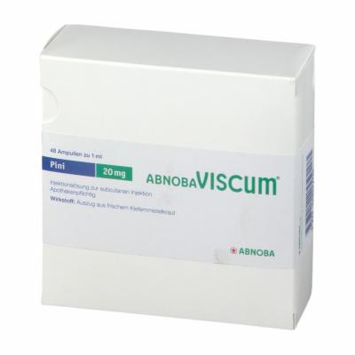 ABNOBAVISCUM Pini 20 mg Ampullen