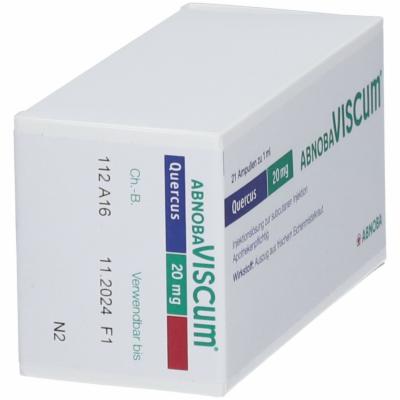 ABNOBAVISCUM Quercus 20 mg Ampullen