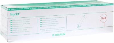 BRAUN INJEKT Spritze 5 ml Luer exzentrisch