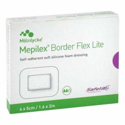 MEPILEX Border Flex Lite Schaumverband 4x5 cm