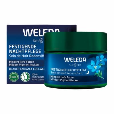 WELEDA festigende Nachtpflege blauer Enz.&Edelwei.