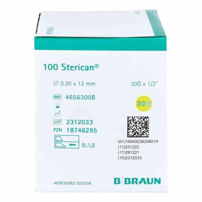 STERICAN Einmalkanüle 30 G 12 mm