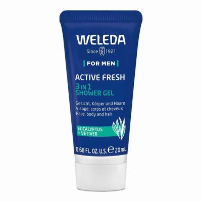 WELEDA for Men Active Fresh 3in1 Shower Gel