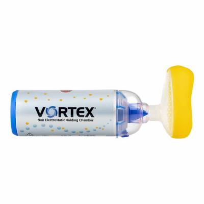 VORTEX Inhalierhilfe m.Kindermaske 1-4 Jahre