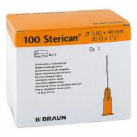 STERICAN Kanülen Luer-Lok 0,90x40 mm Gr.1 gelb