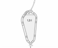 ROLLIBEUTEL 1,3 l f.DK Schl.12cm Schiebehahn