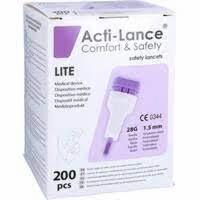 SICHERHEITSLANZETTEN Acti-Lance lite 28 G